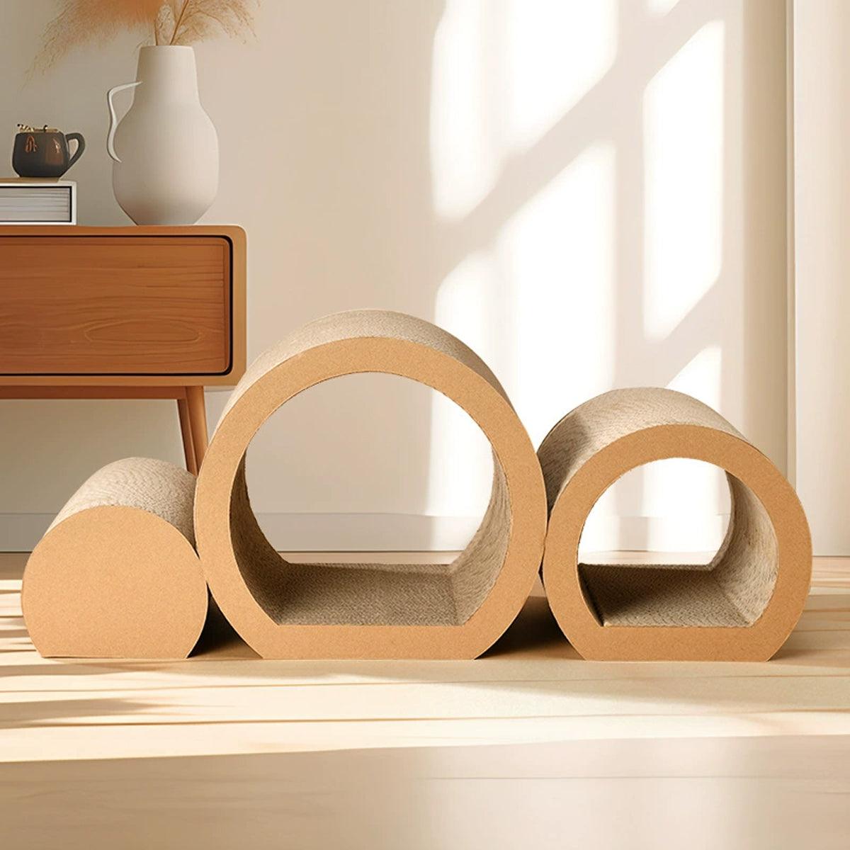 3pcs Cat Scratching Tunnel Wearable Claw Sharpening Toys for Cats Pet Play