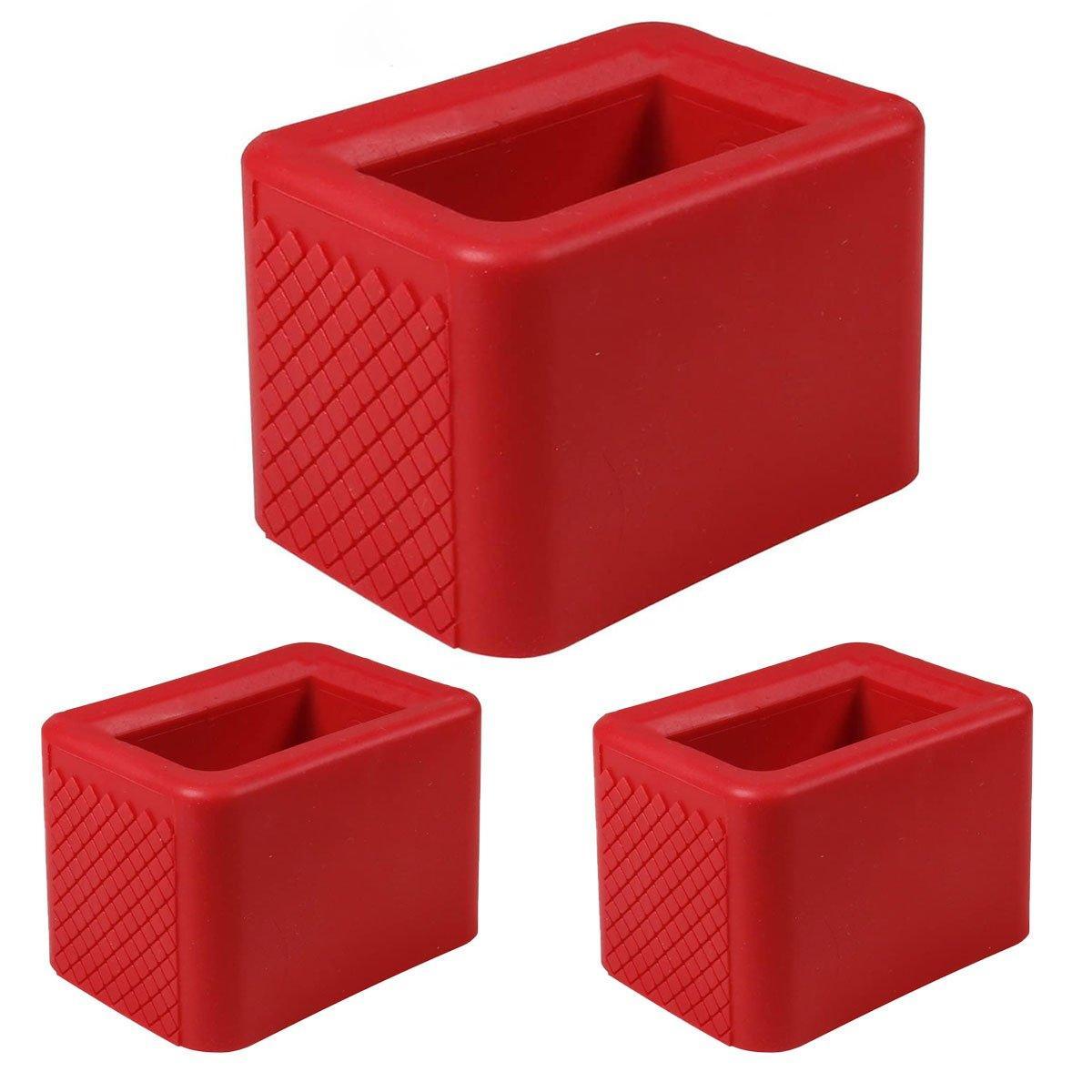 3PCS Vehicle Buckle Insert Slot Lifter Silicone Spacer Block