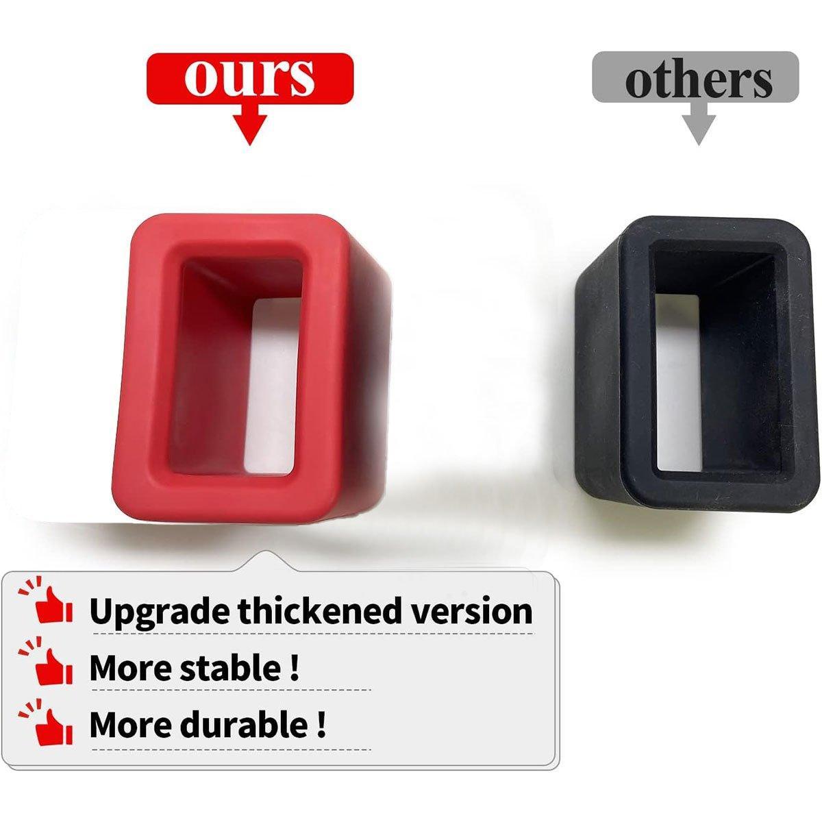 3PCS Vehicle Buckle Insert Slot Lifter Silicone Spacer Block