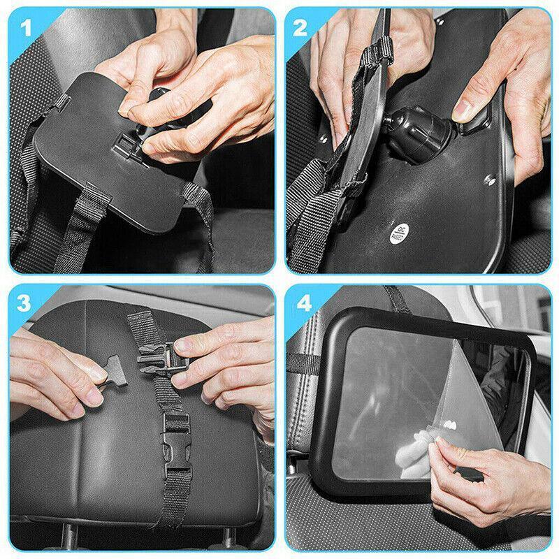 Car Baby Seat Inside Mirror View Back Safety Rear Ward Facing Child Infant Au