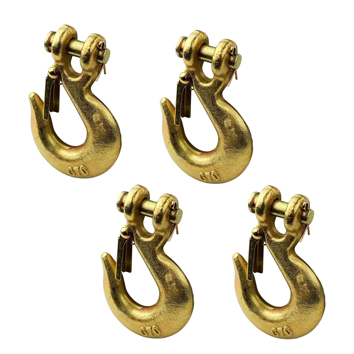 4pcs Sheep Horn Grab Hooks Slide Hooks Chain Link Hooks Heavy Duty Hanging Tools