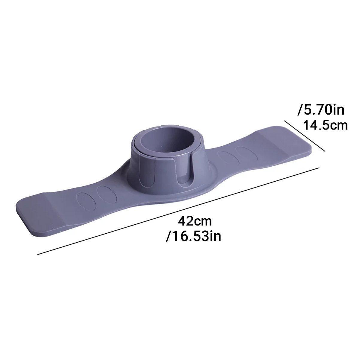 Couch Cup Holder Silicone Drink Coaster Tray Sofa Armrest Stand Car Cup Holder - Grey