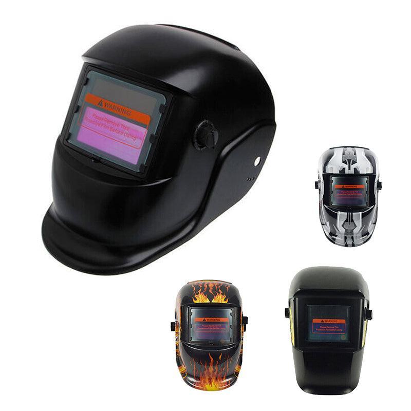 Auto Darkening Solar Welding Helmet Mask Arc Tig Mig Skull Welder Machine Au - Transformer