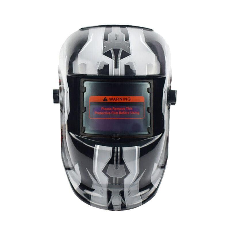 Auto Darkening Solar Welding Helmet Mask Arc Tig Mig Skull Welder Machine Au - Transformer