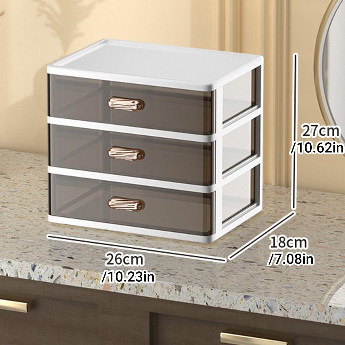 2/3 Tier Organizer Storage Shelf Multi Functional Cosmetic Bathroom Organizer Rack - Three-Layer