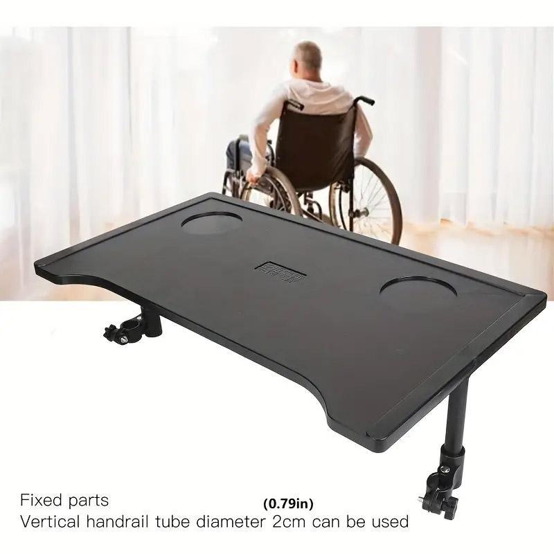 Plastic Dining Table for Wheelchair with Dining Board for Elderly Mobility Use