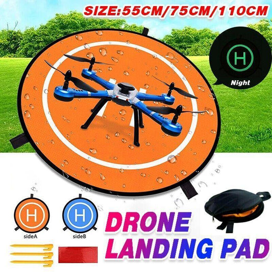 Drone Landing Pad For Dji Mavic Pro Fast-Fold Parking 55Cm 75Cm 110Cm Helipad Gd - 110CM