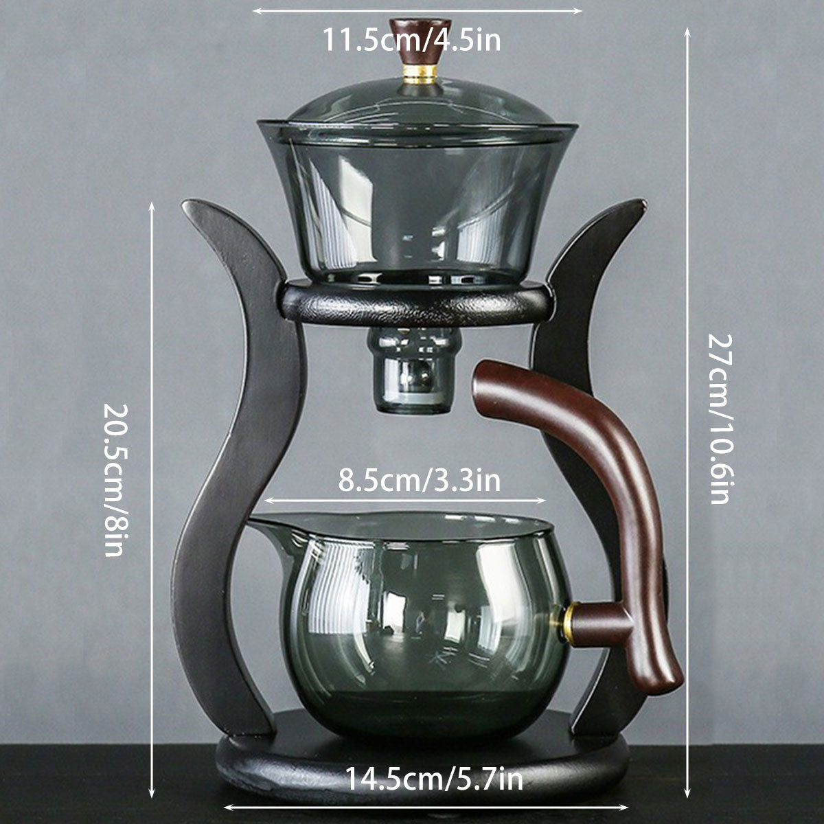 Glass Tea Set Household Set Transparent Teapot And Teacup Set Heat Resistant