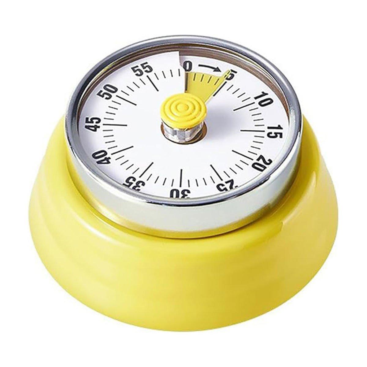 60 Minutes Visual Analog Timer Countdown Clock Time Management Kitchen Tool - Green