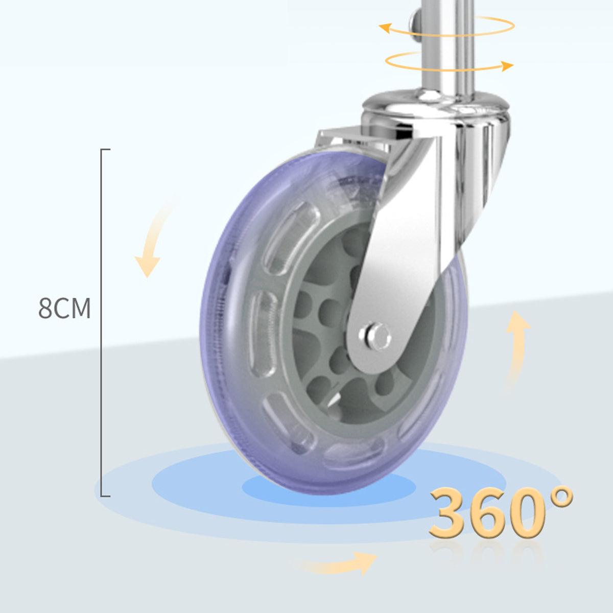 Folding Vegetable Basket Trolley Small Trailer Grocery Shopping Pulling Cart