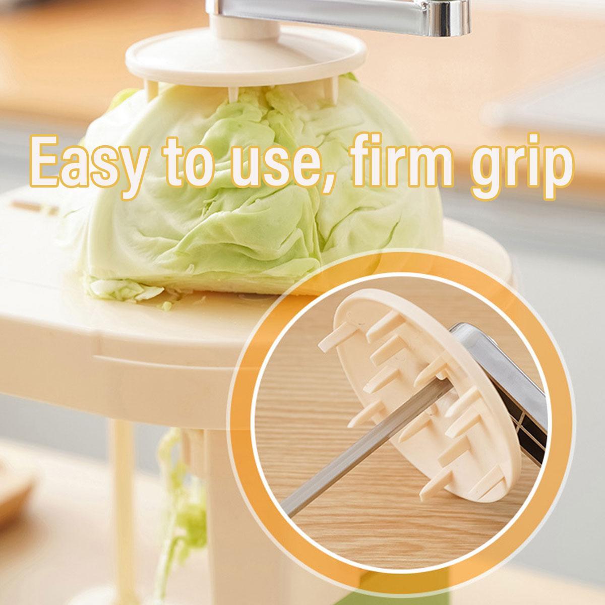 Hand Crank Vegetable Cutter Shredder Cabbage Slicer Household Grater Tool