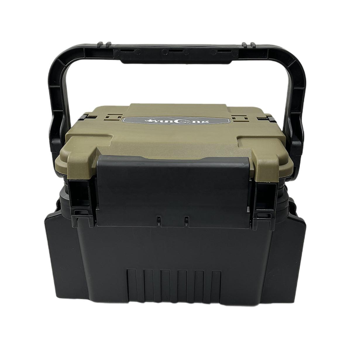 Multifunctional Fishing Tackle Box Portable Gear Storage Case Organizer Tool Box - Blue