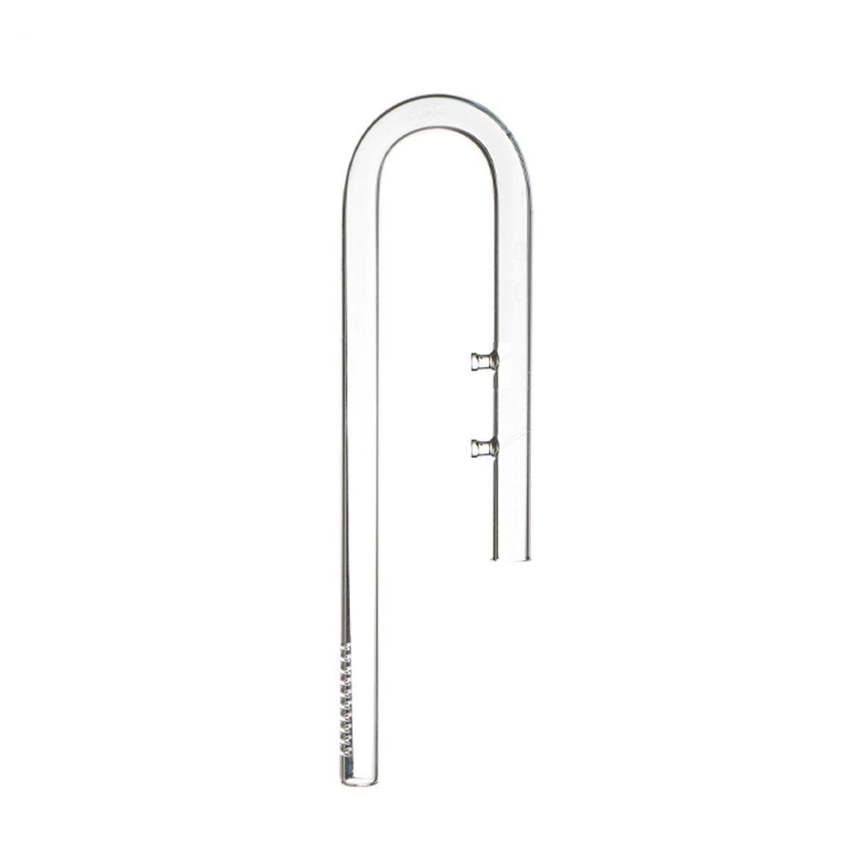 Aquarium Glass Inlet Outlet Pipe Fish Tank Filter Oil Film Remover Plant Holder - Hemispherical outlet-12mm