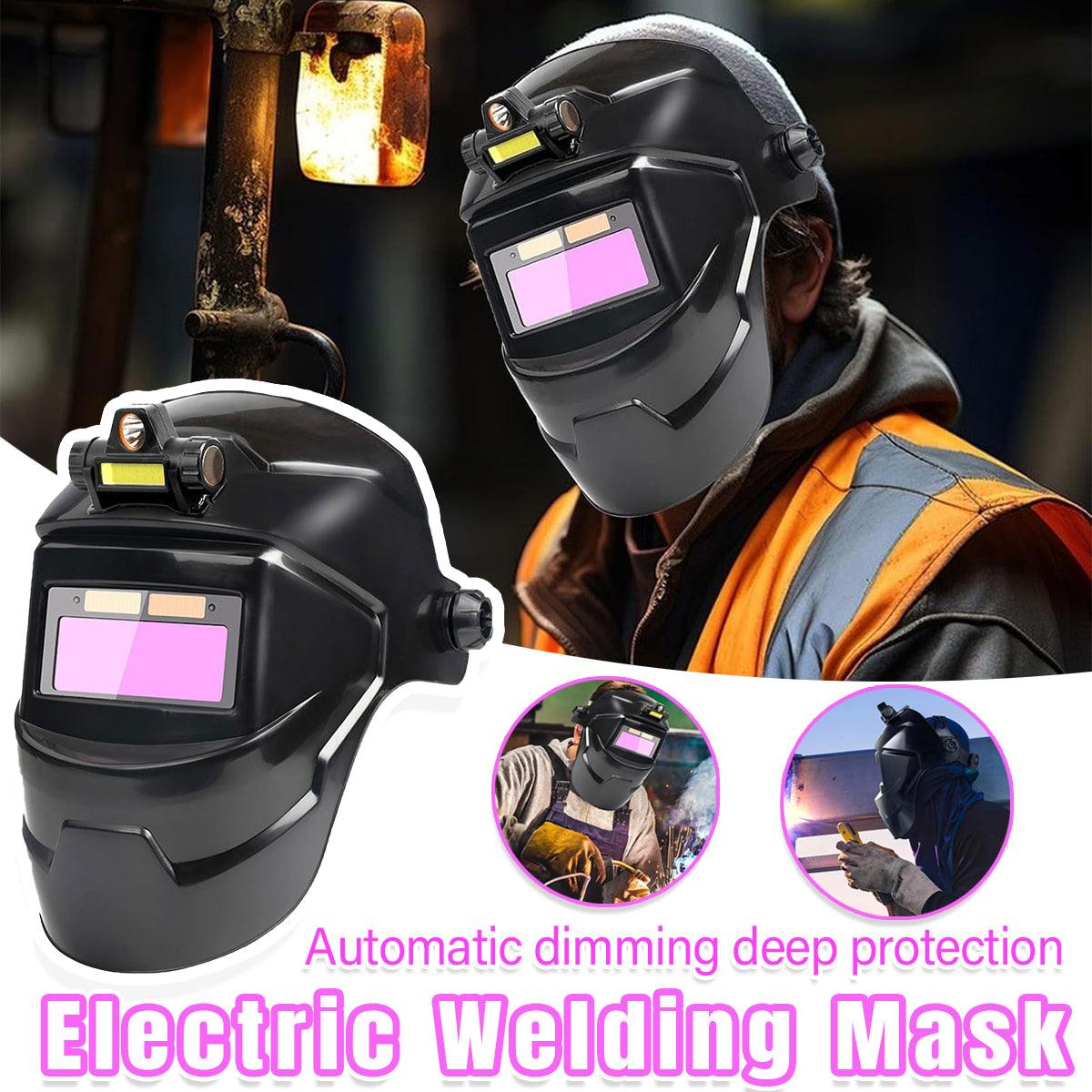 Automatic Welding Mask Light Changing Headgear Welder Protective Welding Cap