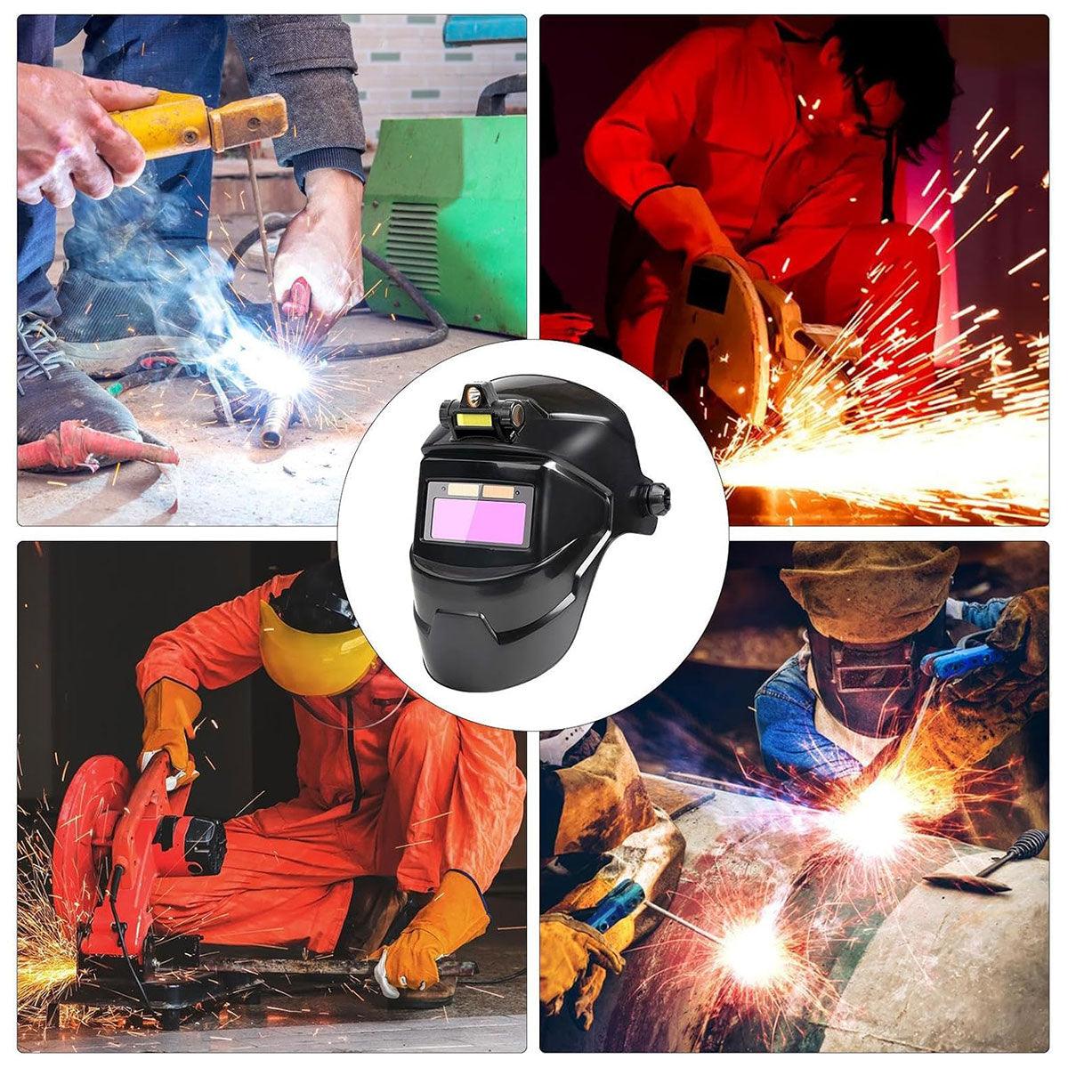 Automatic Welding Mask Light Changing Headgear Welder Protective Welding Cap