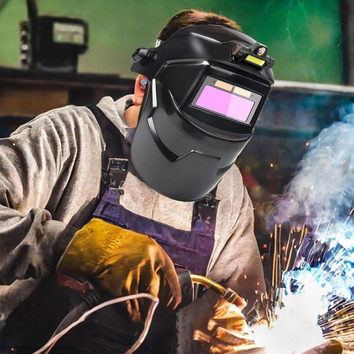 Automatic Welding Mask Light Changing Headgear Welder Protective Welding Cap