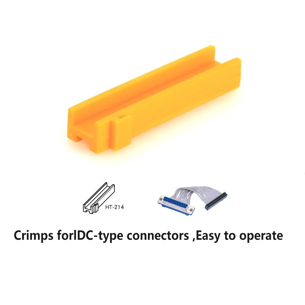 IDC Crimping Plier Tool For Flat Ribbon Cable Connector Installation PC Repair