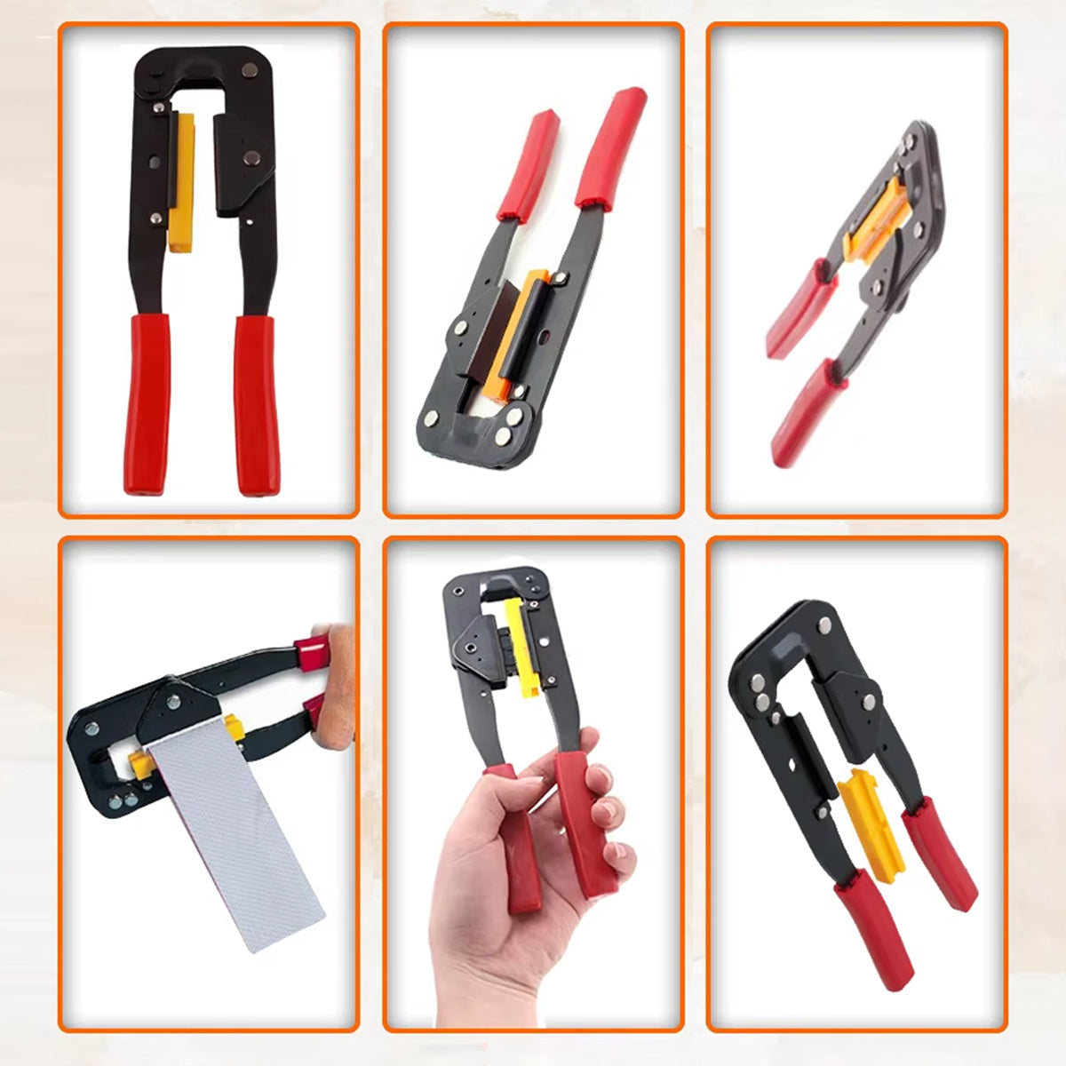 IDC Crimping Plier Tool For Flat Ribbon Cable Connector Installation PC Repair