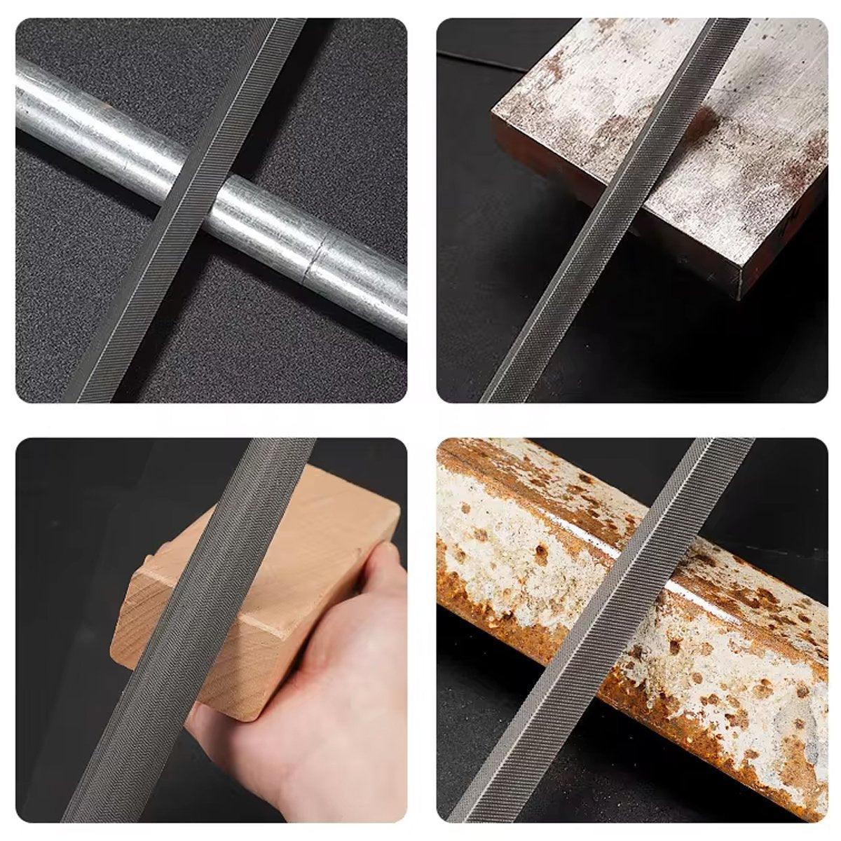 3pcs Woodworking File Trimming Sanding Tool Set for Wood Metal Shaping Smoothing