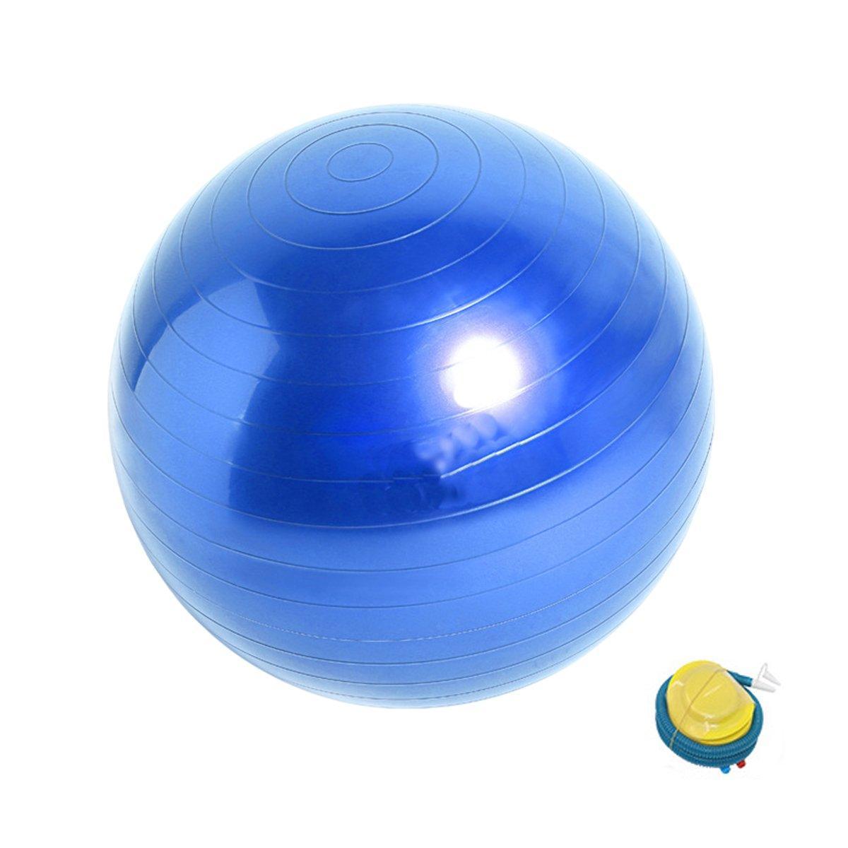 Explosion-Proof Thickened Inflatable Yoga Ball Massage Fitness Stability Ball - Blue - 65cm