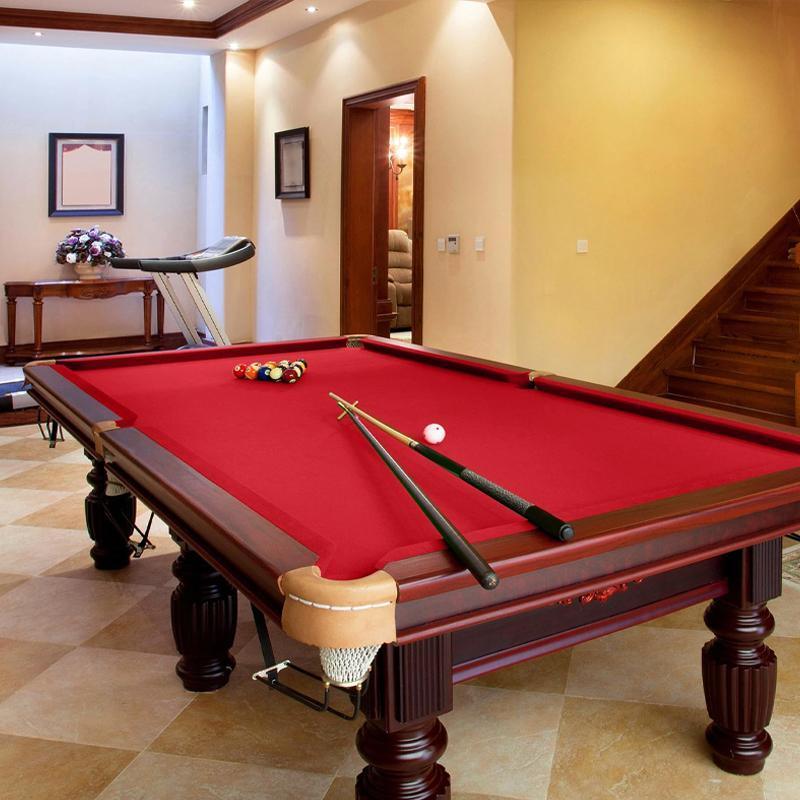 7Pcs Billiard Snooker Pool Table Cover Cloth W/ Felt Strip Heavy Duty 9FT - Blue