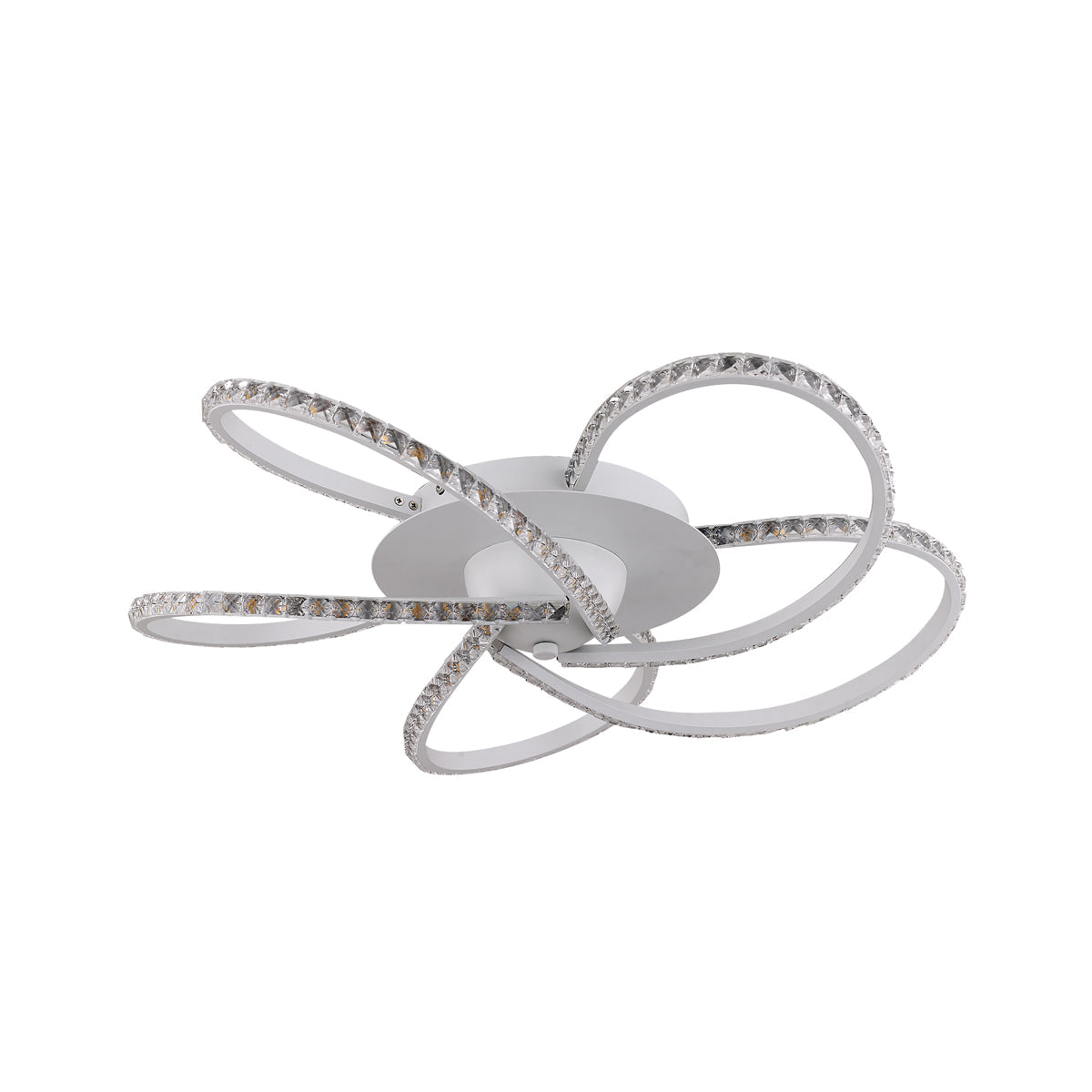 Irie Dimmable 5 Lights LED Ceiling Light - White