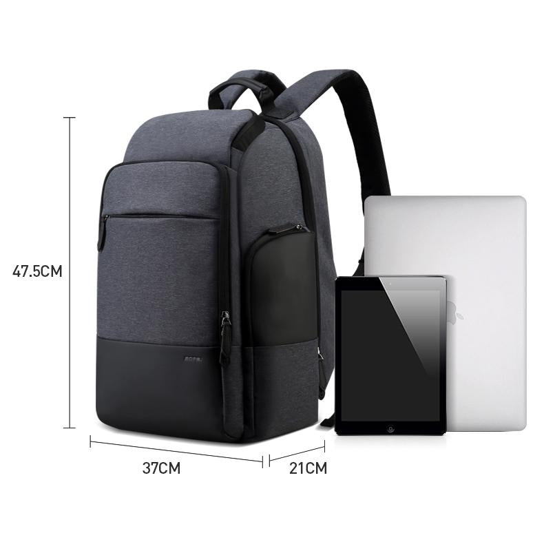 Large Capacity Waterproof Business Shoulder Bag With Usb Port - 37X21X47.5Cm In Black