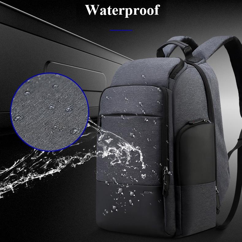 Large Capacity Waterproof Business Shoulder Bag With Usb Port - 37X21X47.5Cm In Black