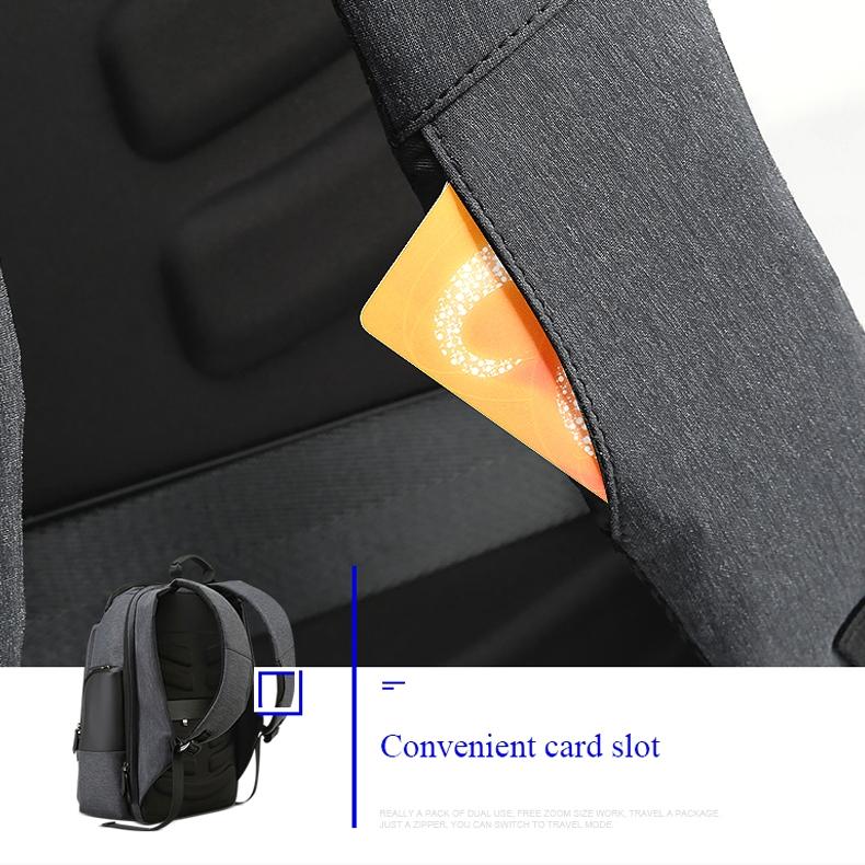 Large Capacity Waterproof Business Shoulder Bag With Usb Port - 37X21X47.5Cm In Black