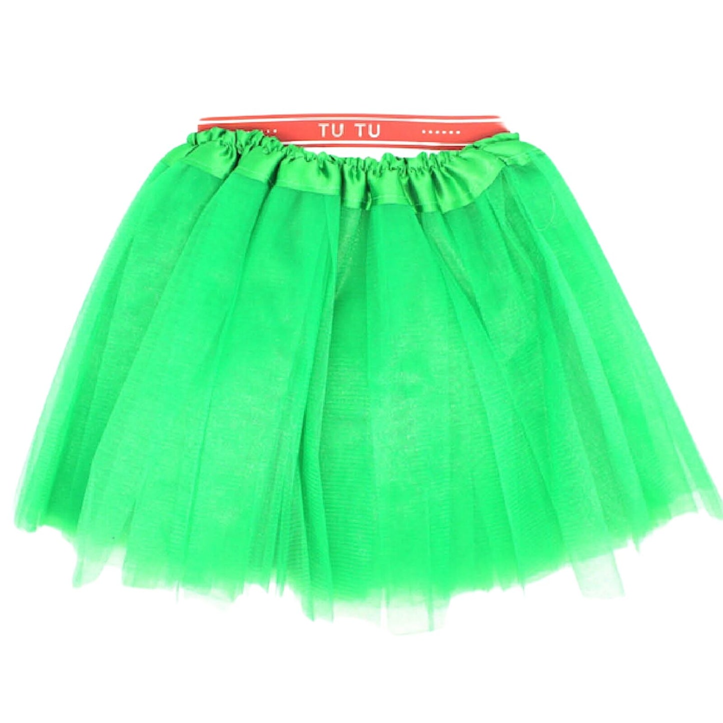 Green Tulle Ballerina Tutu ¨C Small, 3-Layer Children¡¯s Costume Skirt Australia Day