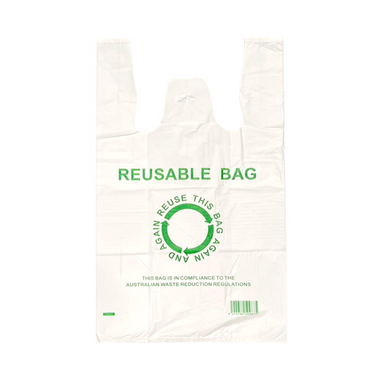 245pcs Jumbo 45¡Á74cm Eco Reusable Plastic Singlet Shopping Grocery Bags Big