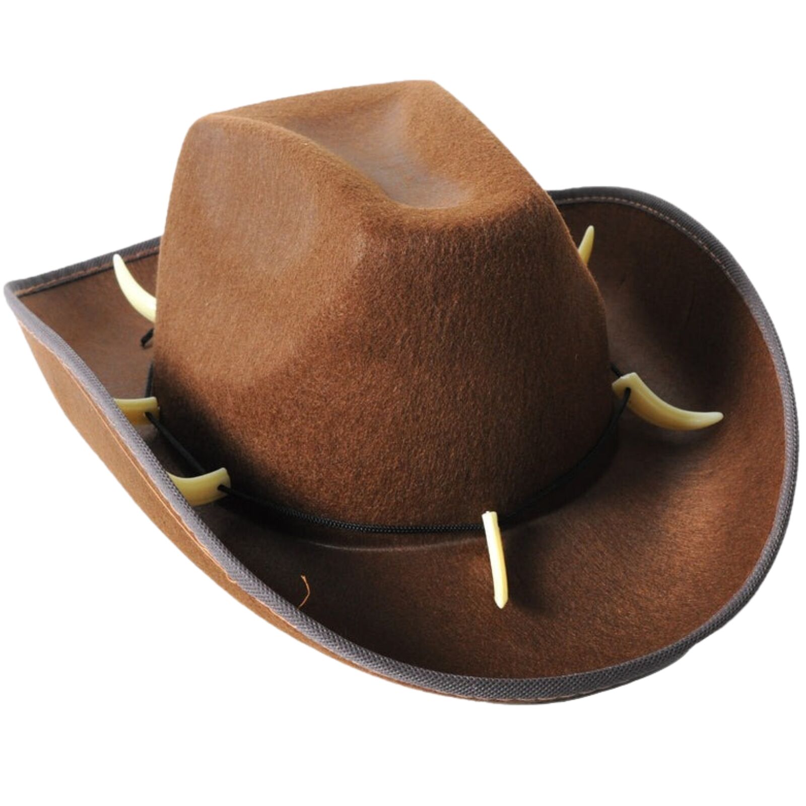 Crocodile Dundee-Style Brown Cowboy Hat ¨C Outback-Inspired with Adjustable Chin Cord