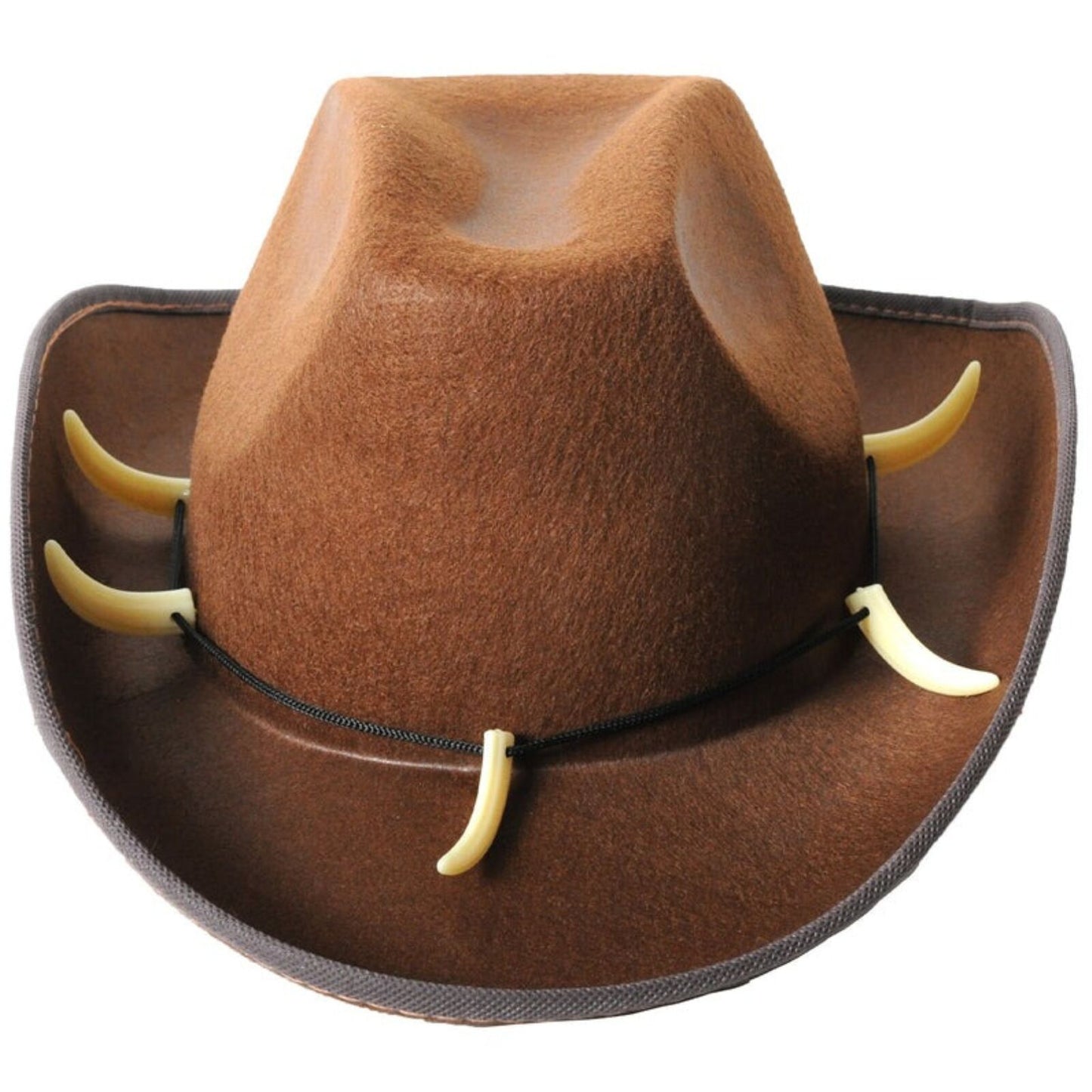 Crocodile Dundee-Style Brown Cowboy Hat ¨C Outback-Inspired with Adjustable Chin Cord