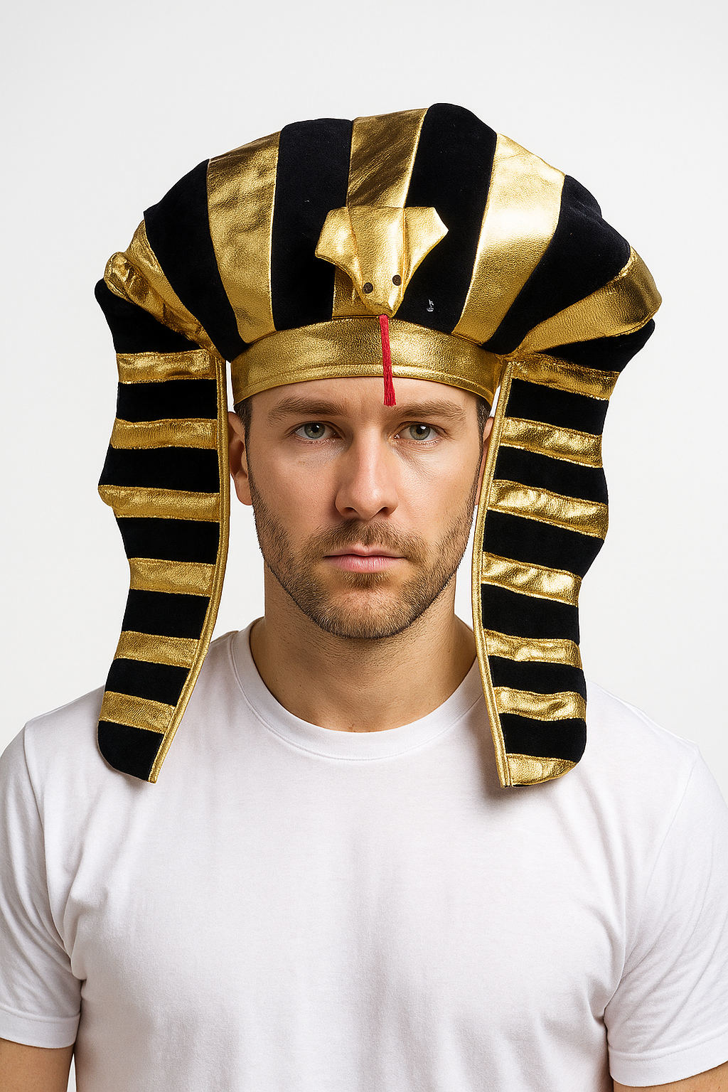 EGYPTIAN PHARAOH HAT King Costume Party Ancient Fancy Dress Halloween Pharoah