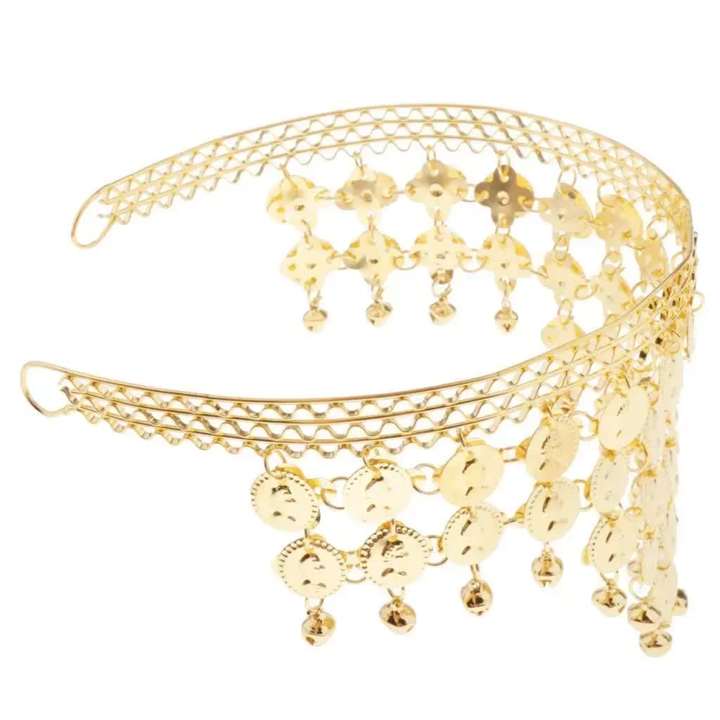 BELLY DANCE HEADBAND Indian Fancy Dress Costume Gypsy Bollywood Tribal Boho