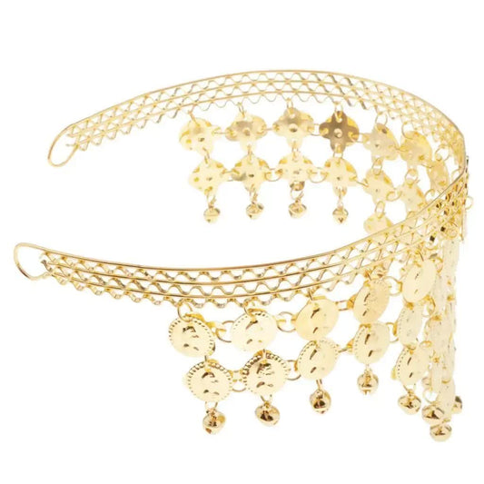 BELLY DANCE HEADBAND Indian Fancy Dress Costume Gypsy Bollywood Tribal Boho