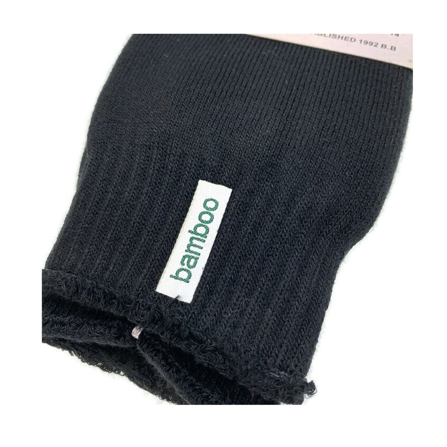 3 Pairs PREMIUM BAMBOO SOCKS Mens Heavy Duty Thick Work Socks BULK Cushion - Black - 7-11