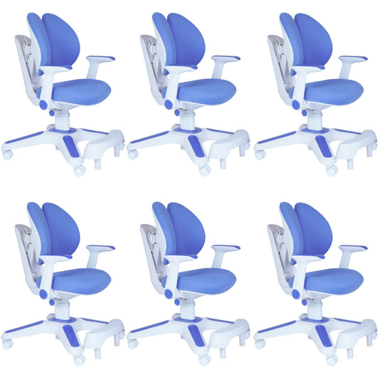 Ergonomic Children Kids Study Chair Set Height Adjustable - Blue