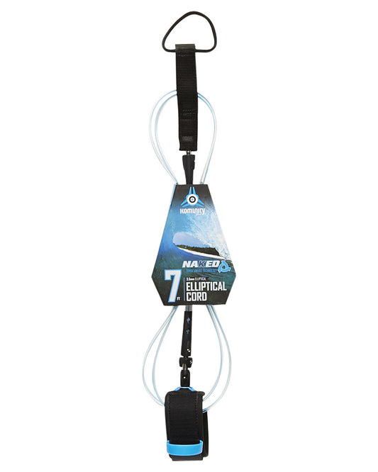 Komunity 7ft Naked Elliptical Cord Leash Surfboard Legrope Leash Surf Surfing Leg Rope