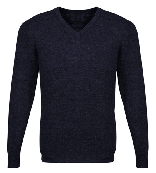 Mens Advatex Varesa Wool Pullover Jumper Cardigan - Navy - XL