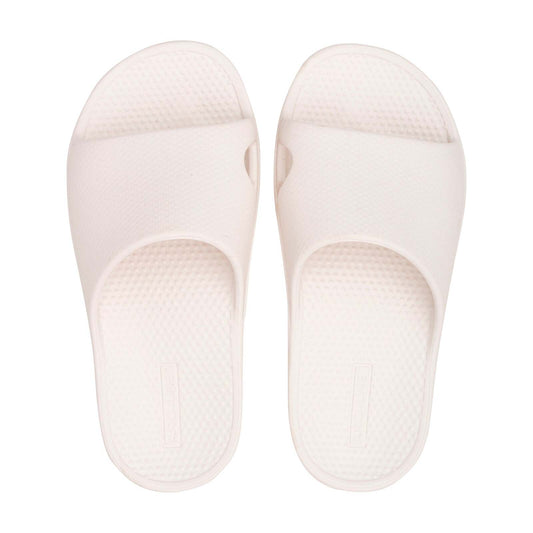 Archline Rebound Orthotic Slides Flip Flop Thongs Slip On Arch Support - White - Euro 41