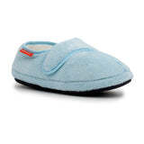 ARCHLINE Orthotic Plus Slippers Closed Scuffs Pain Relief Moccasins - Baby Blue - EU 37
