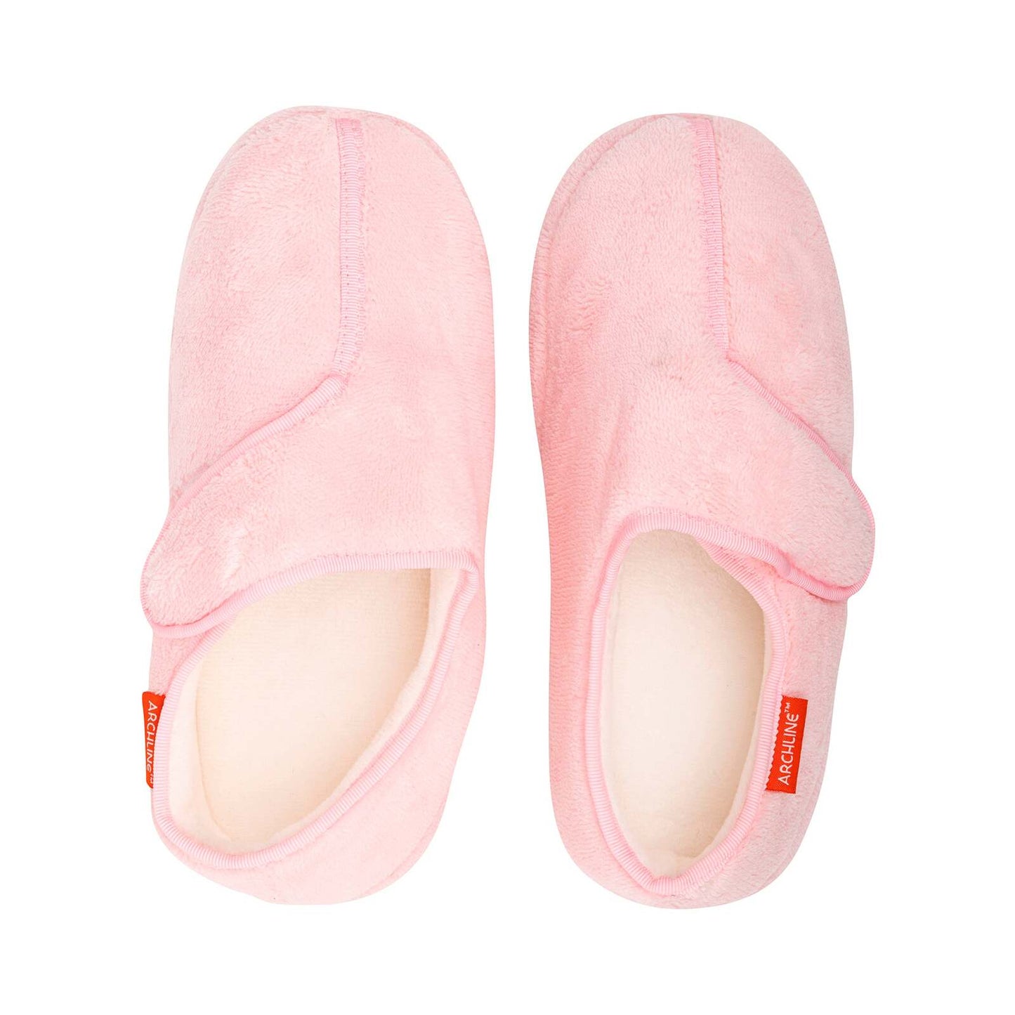 ARCHLINE Orthotic Plus Slippers Closed Scuffs Pain Relief Moccasins - Pink - EU 38