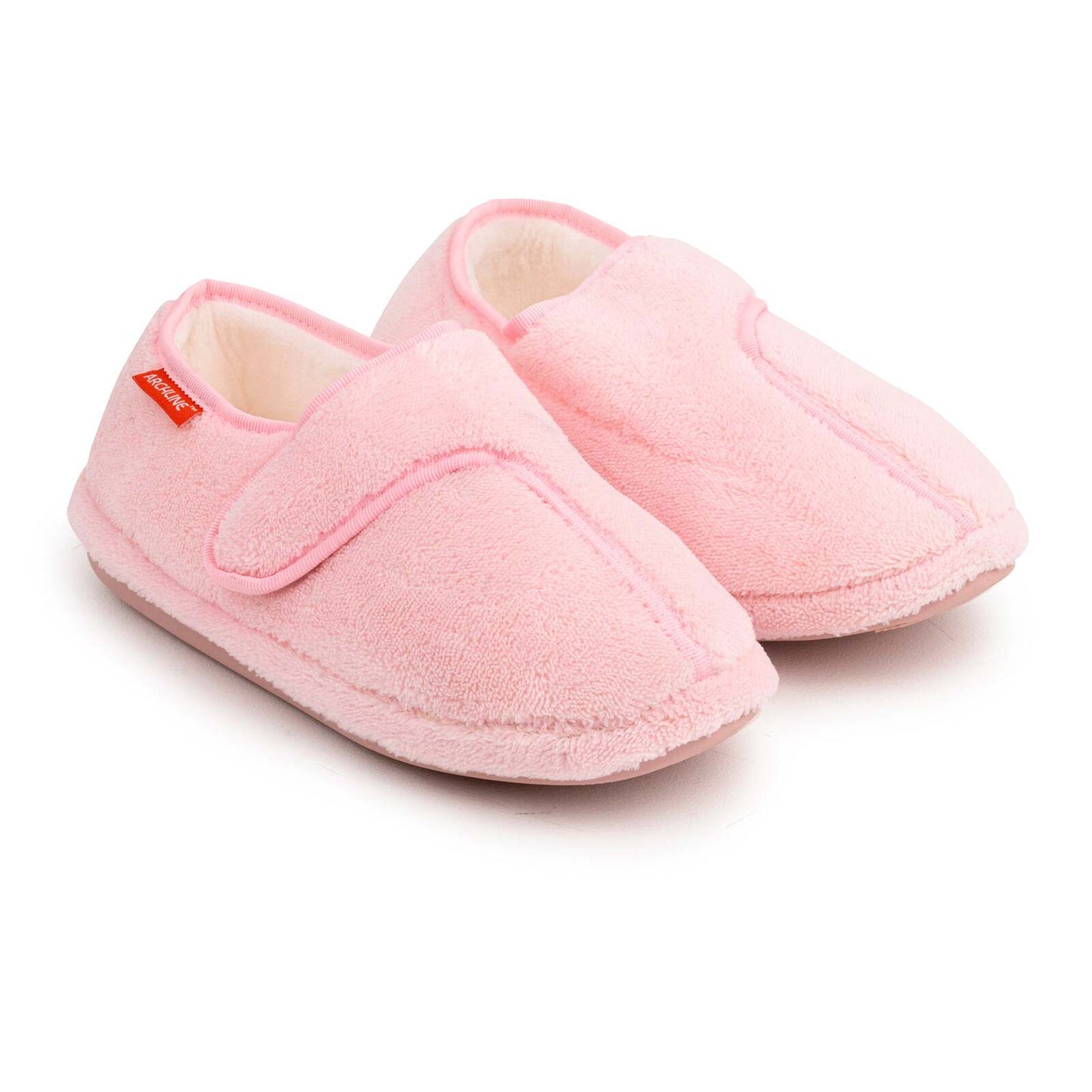 ARCHLINE Orthotic Plus Slippers Closed Scuffs Pain Relief Moccasins - Pink - EU 42