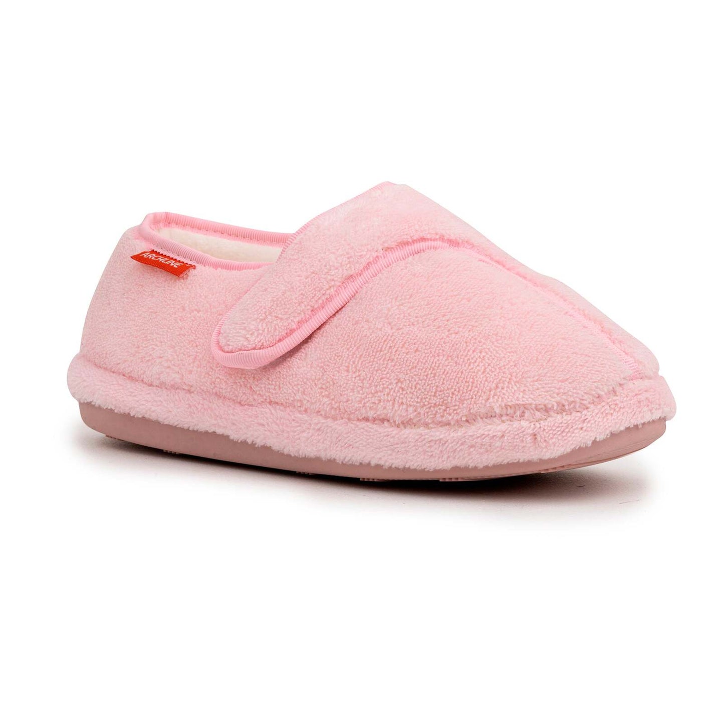 ARCHLINE Orthotic Plus Slippers Closed Scuffs Pain Relief Moccasins - Pink - EU 43