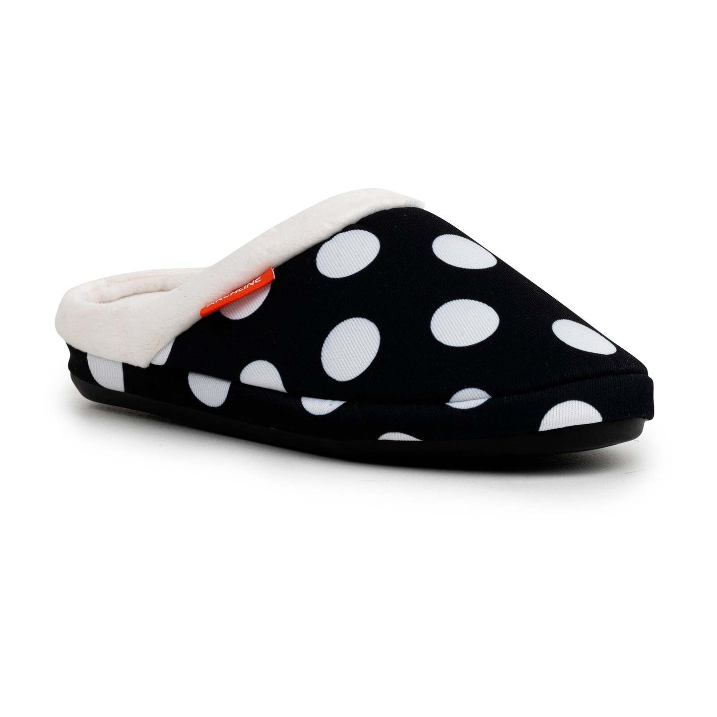 ARCHLINE Orthotic Slippers Slip On Arch Scuffs Pain Relief Moccasins - Polka Dots - EU 41