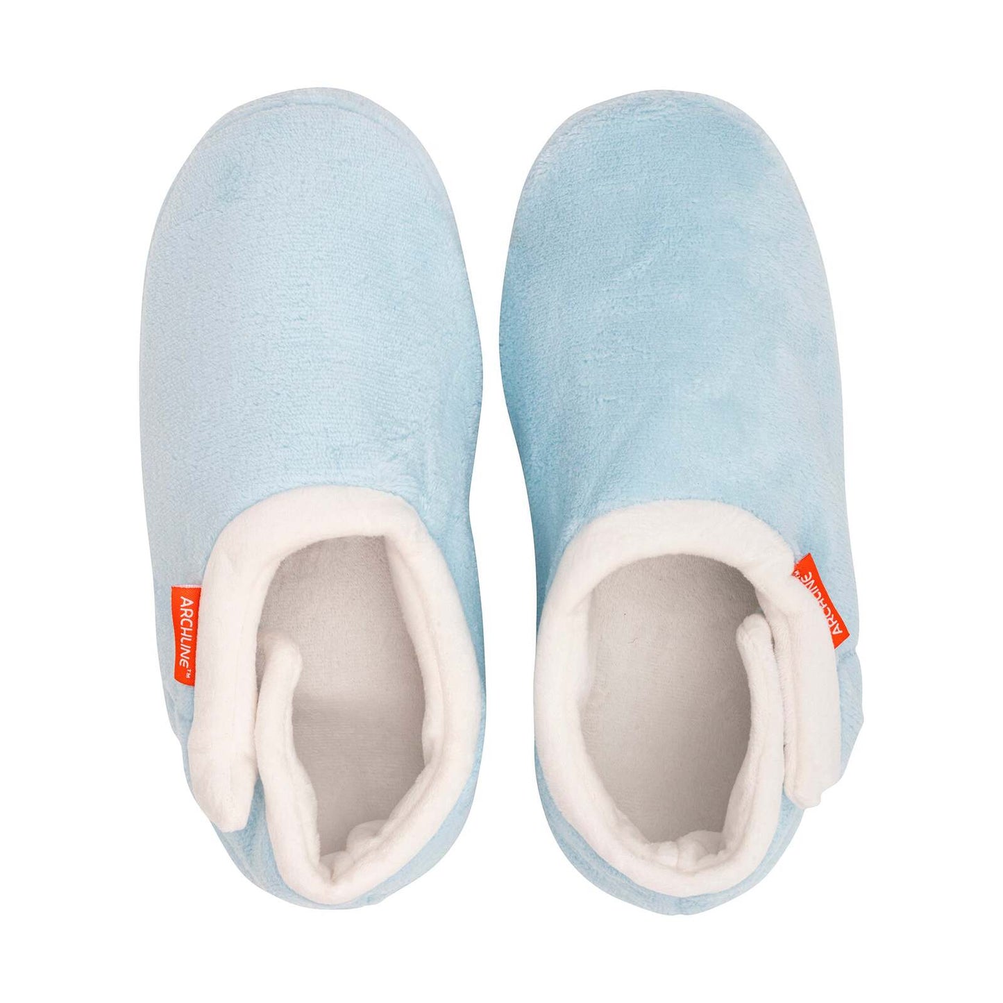 ARCHLINE Orthotic Slippers Closed Scuffs Pain Relief Moccasins - Sky Blue - EUR 36