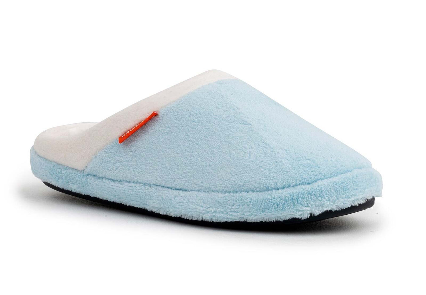 ARCHLINE Orthotic Slippers Slip On Arch Scuffs Pain Relief Moccasins - Baby Blue - EU 43
