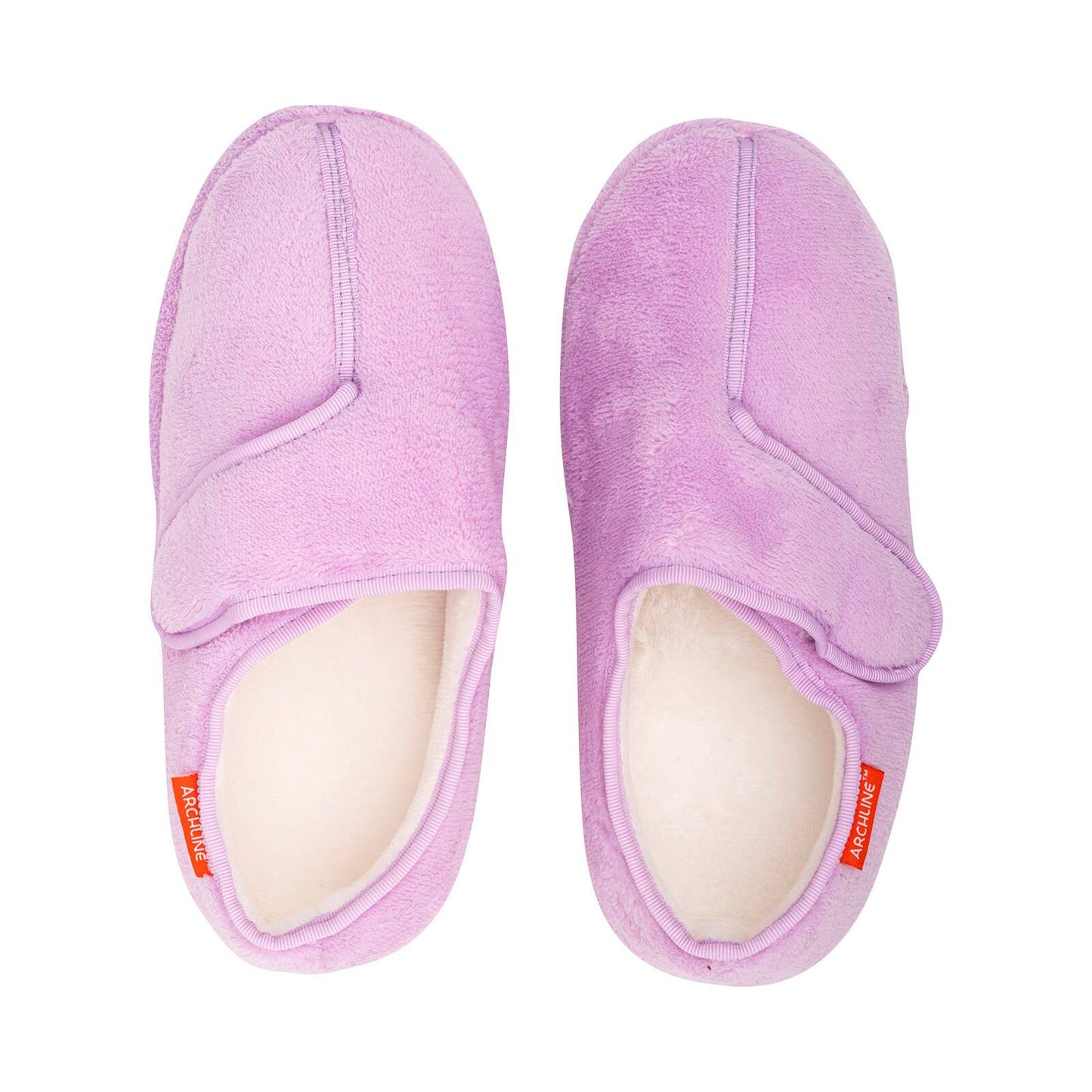 ARCHLINE Orthotic Plus Slippers Closed Scuffs Pain Relief Moccasins - Lilac - EU 41