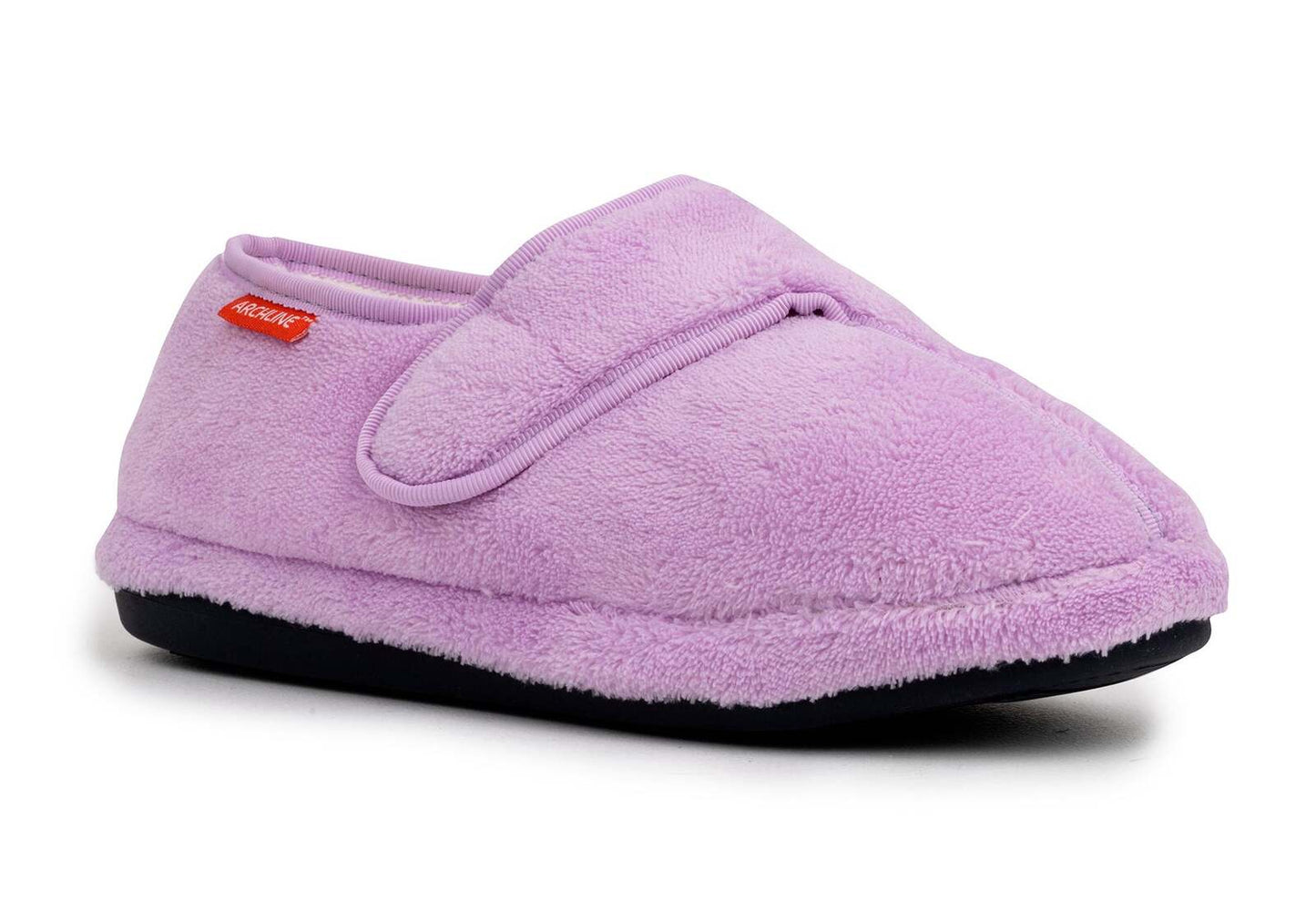 ARCHLINE Orthotic Plus Slippers Closed Scuffs Pain Relief Moccasins - Lilac - EU 41